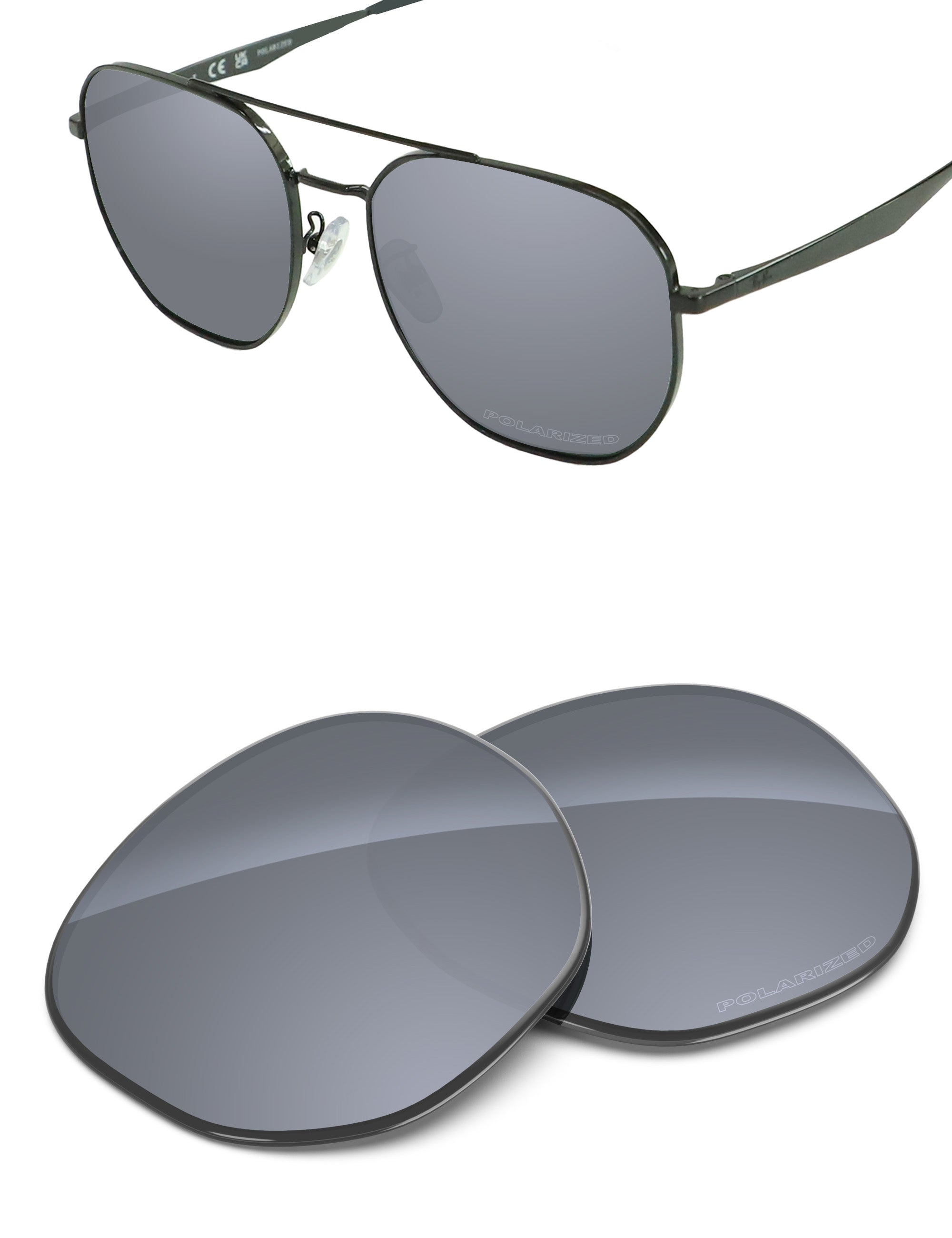 Silver Metallic FlashMirror™-Polarized