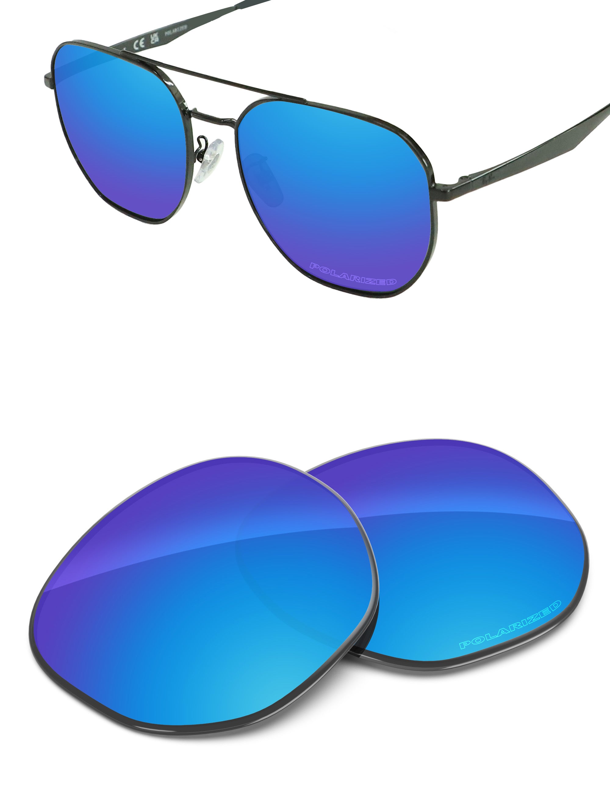 Sky Blue FlashMirror™-Polarized