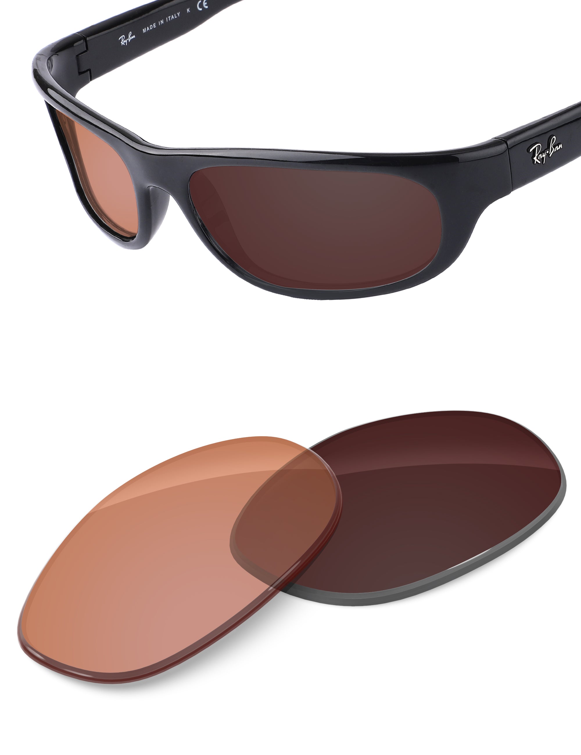 Orange Tint Photochromic-Non-Polarized