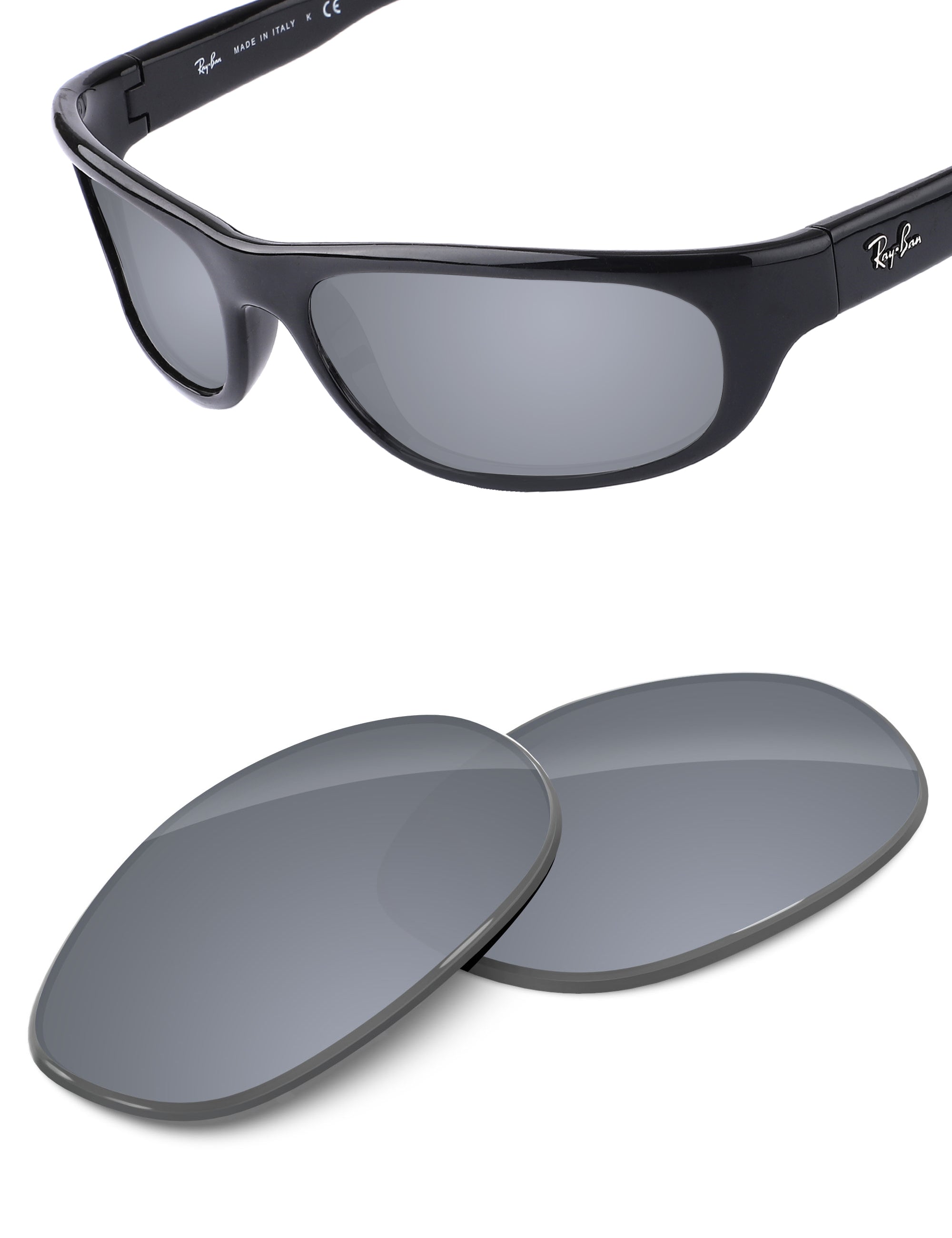 Silver Metallic FlashMirror™-Non-Polarized