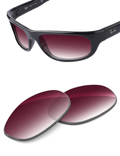 Wine Red Gradient-Non-Polarized