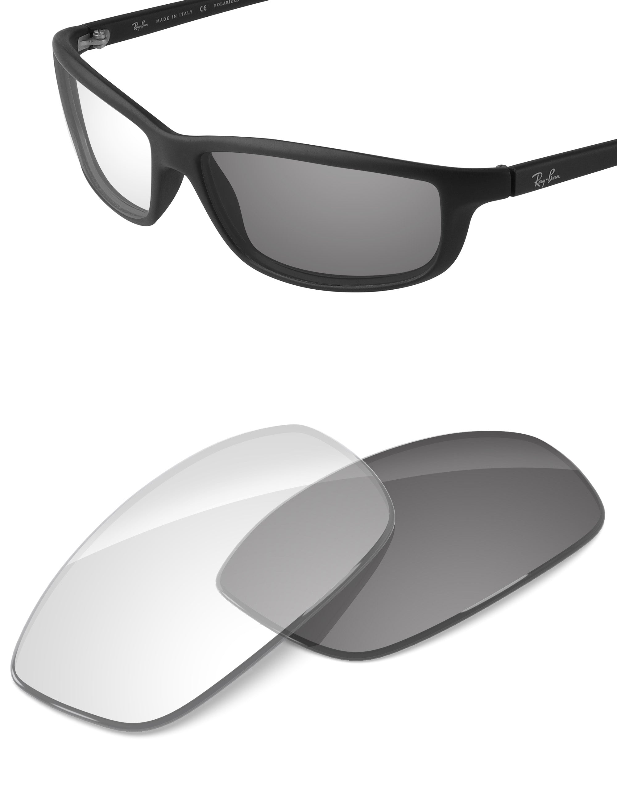 Adapt Gray Photochromic Blue Light Blocking-Non-Polarized