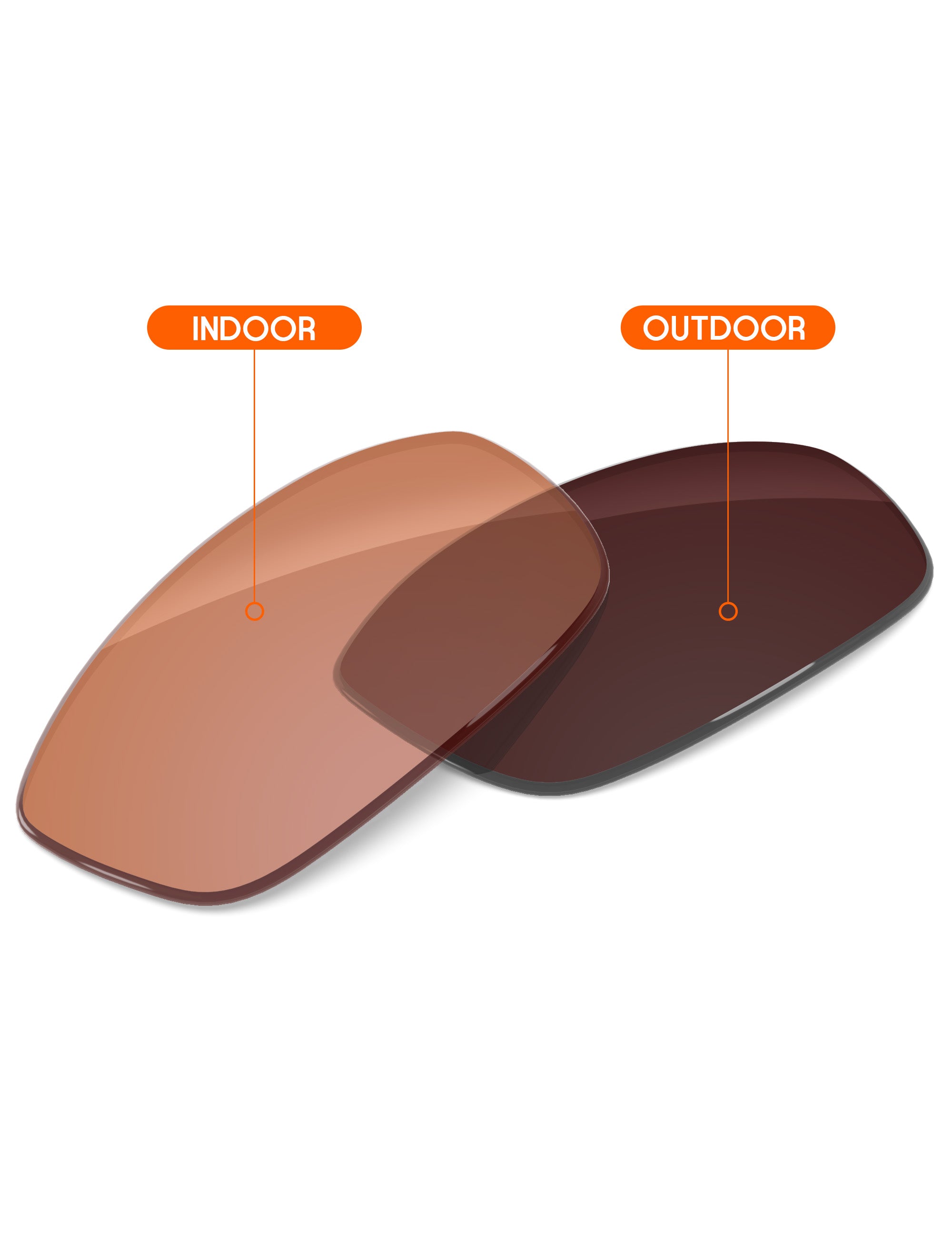 Orange Tint Photochromic-Non-Polarized