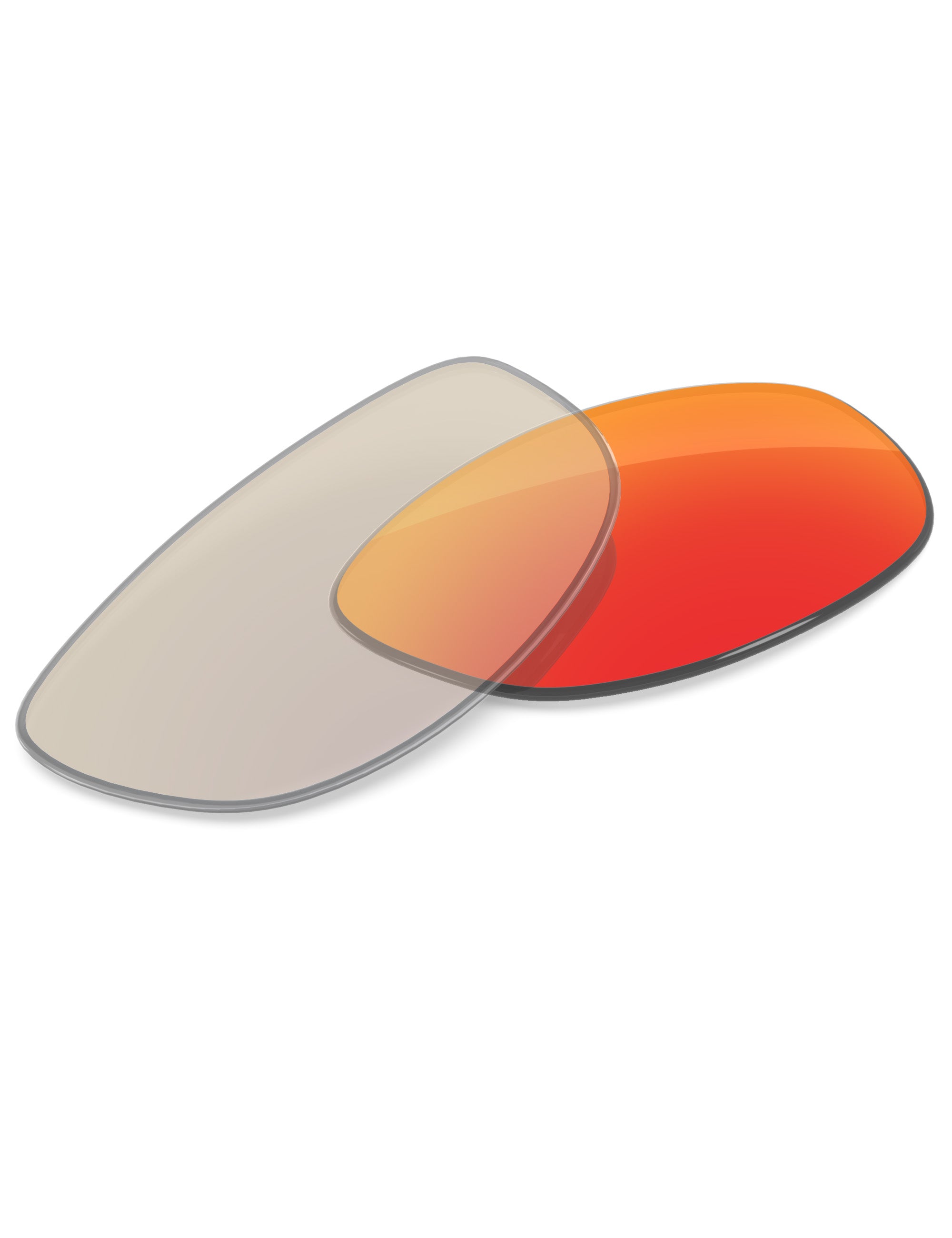 Fire Red FlashMirror™ Photochromic-Non-Polarized