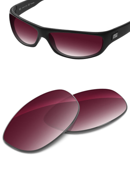Wine Red Gradient-Non-Polarized