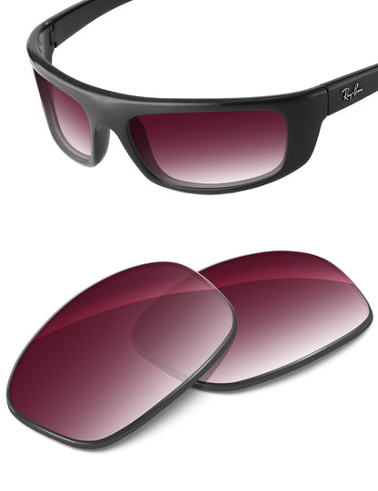 Wine Red Gradient-Non-Polarized