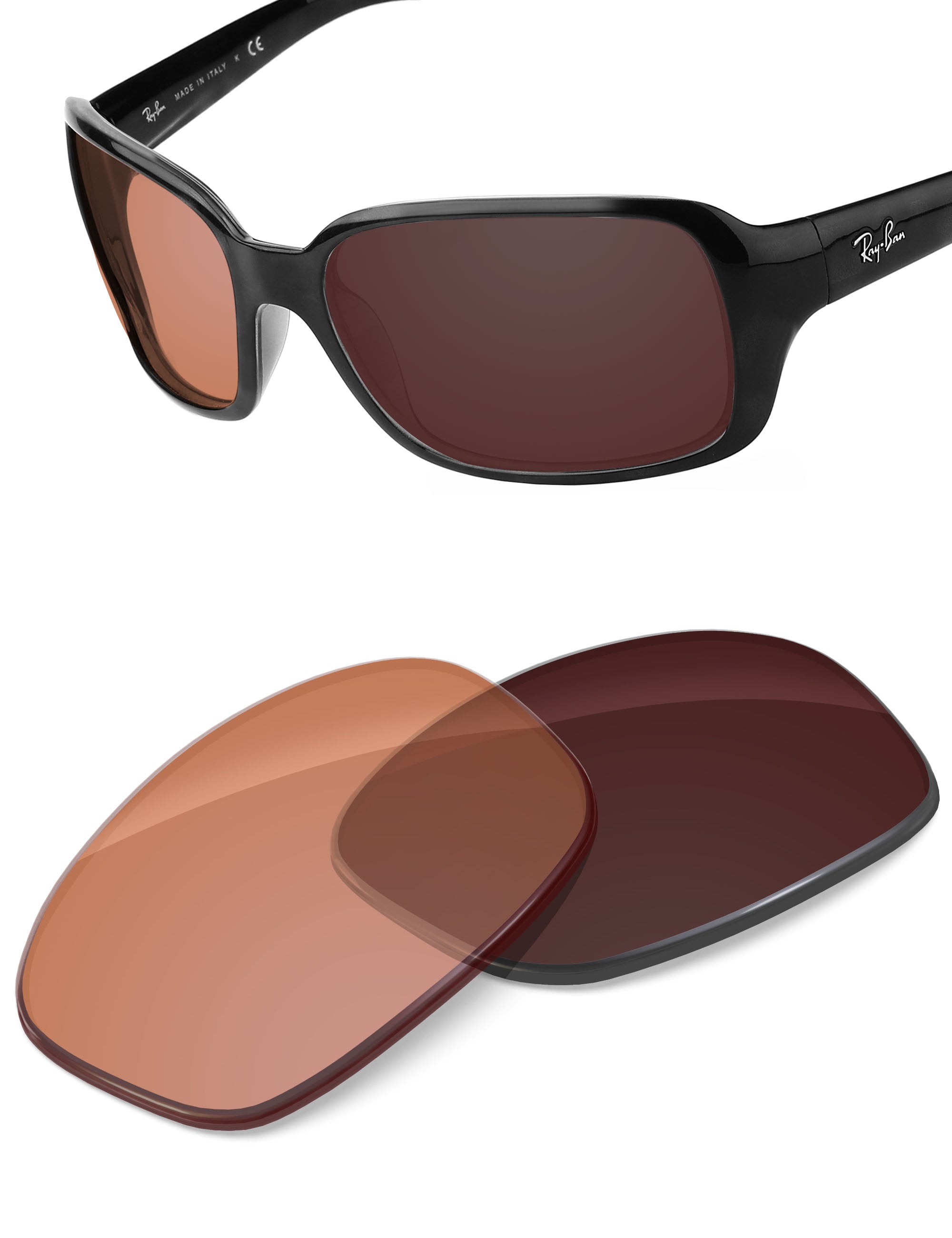 Orange Tint Photochromic-Non-Polarized