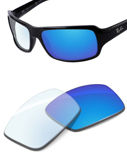 Sky Blue FlashMirror™ Photochromic-Non-Polarized