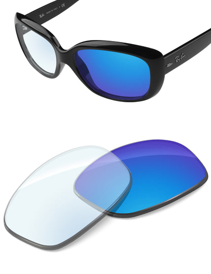 Sky Blue FlashMirror™ Photochromic-Non-Polarized