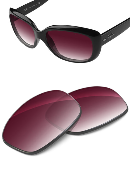Wine Red Gradient-Non-Polarized