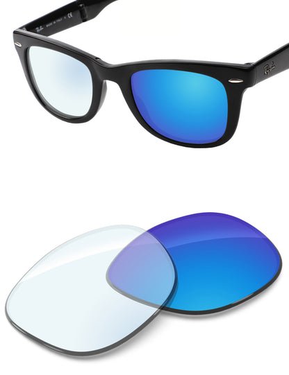 Sky Blue FlashMirror™ Photochromic-Non-Polarized