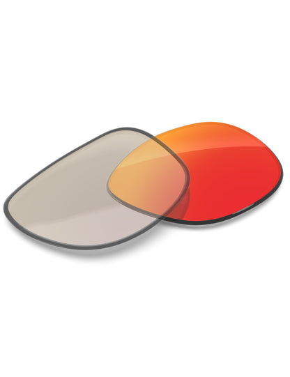 Fire Red FlashMirror™ Photochromic-Non-Polarized