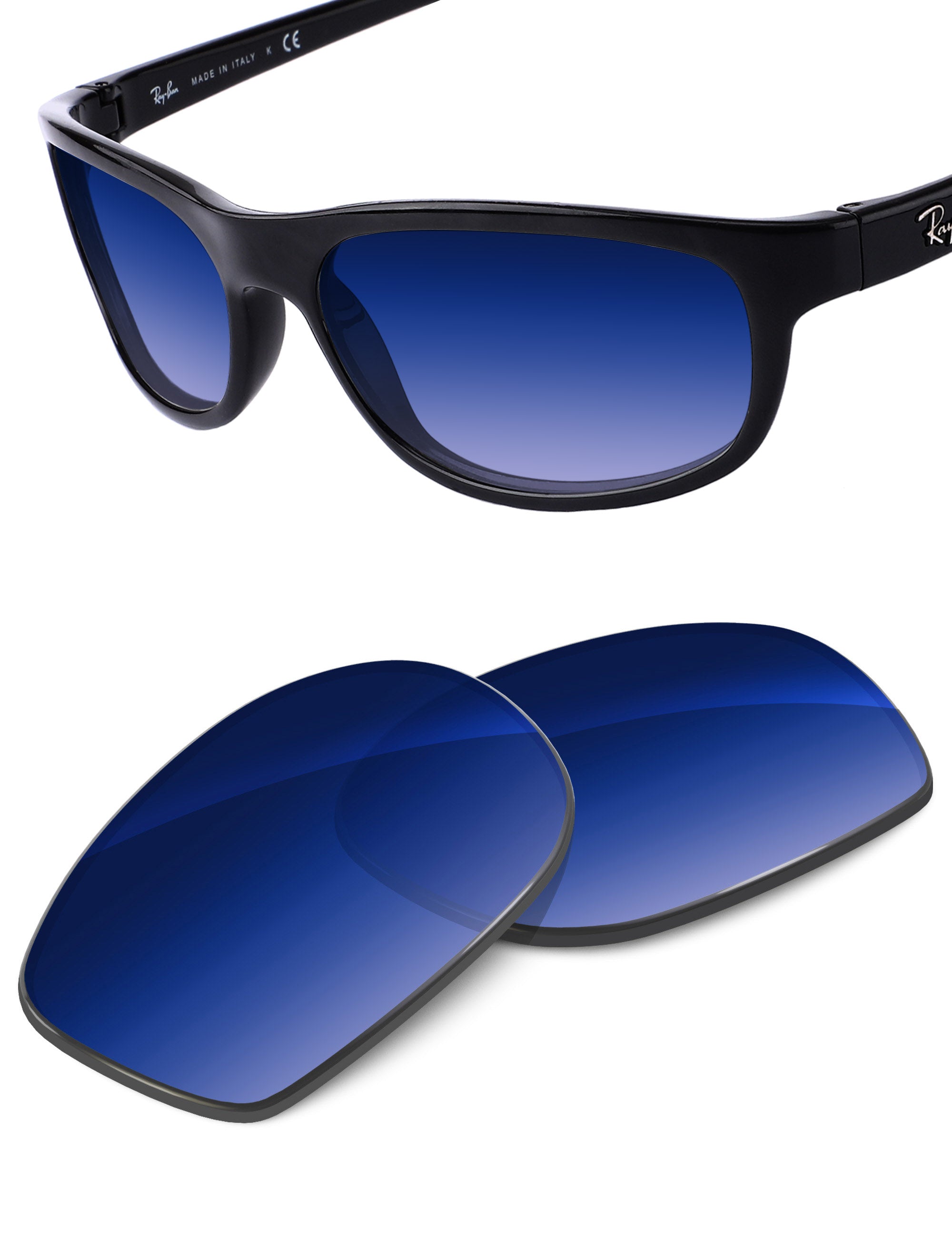 Aqua Blue Gradient-Non-Polarized