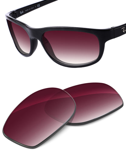 Wine Red Gradient-Non-Polarized