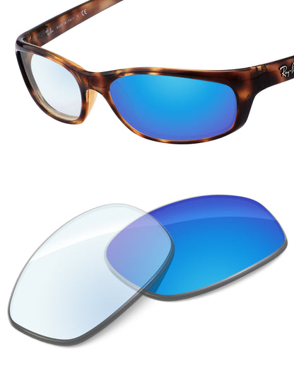 Sky Blue FlashMirror™ Photochromic-Non-Polarized
