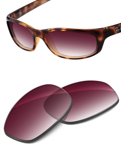 Wine Red Gradient-Non-Polarized
