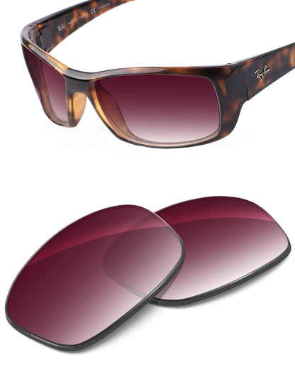 Wine Red Gradient-Non-Polarized
