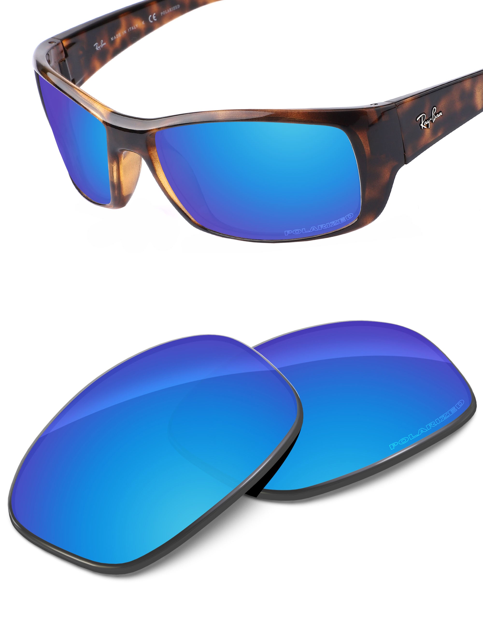 Sky Blue FlashMirror™-Polarized