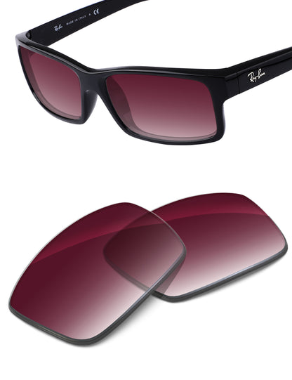 Wine Red Gradient-Non-Polarized
