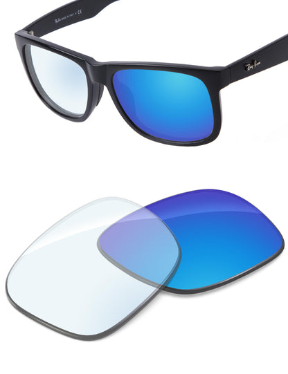Sky Blue FlashMirror™ Photochromic-Non-Polarized