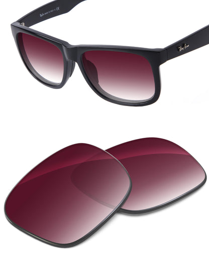Wine Red Gradient-Non-Polarized