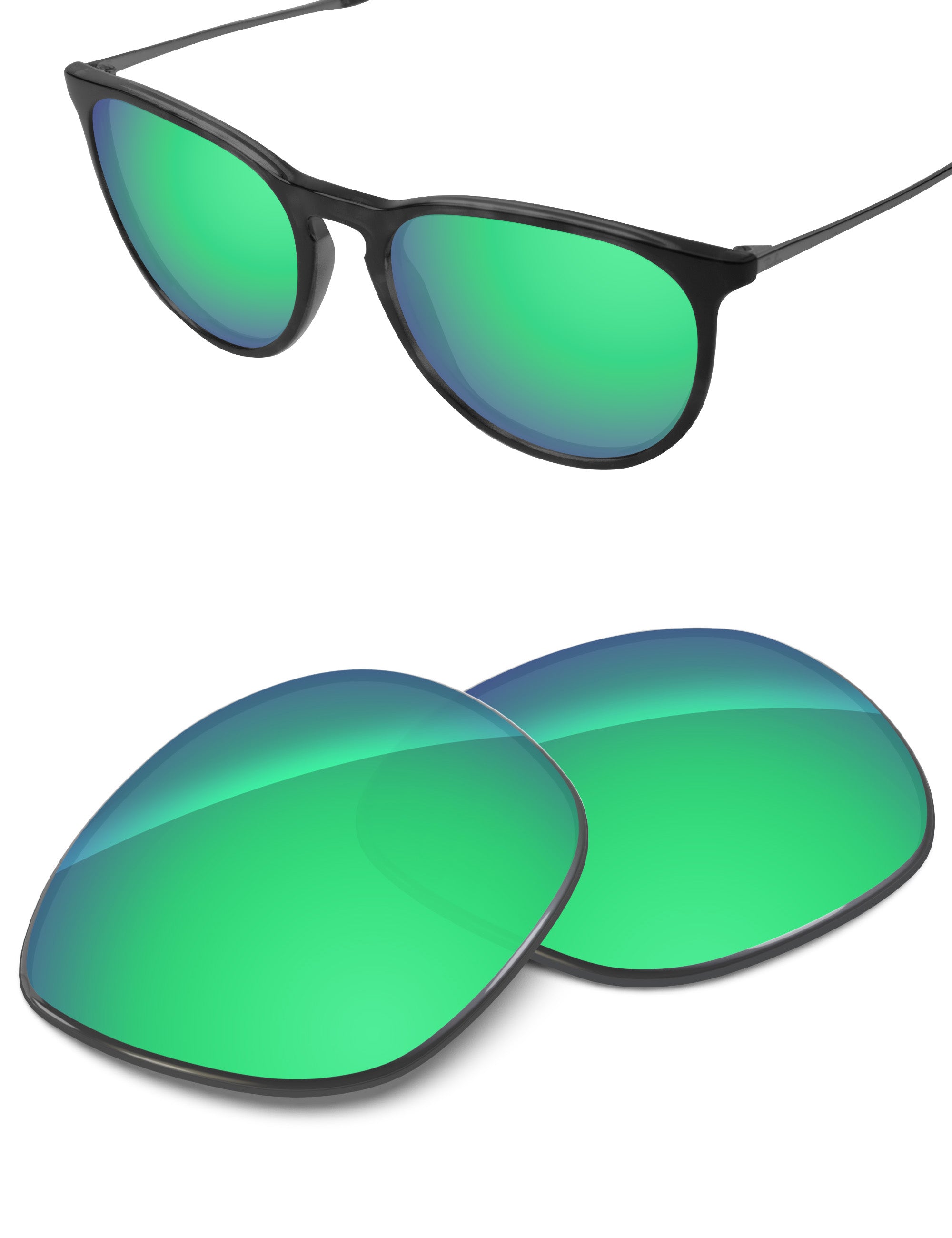 Emerald Green FlashMirror™-Non-Polarized