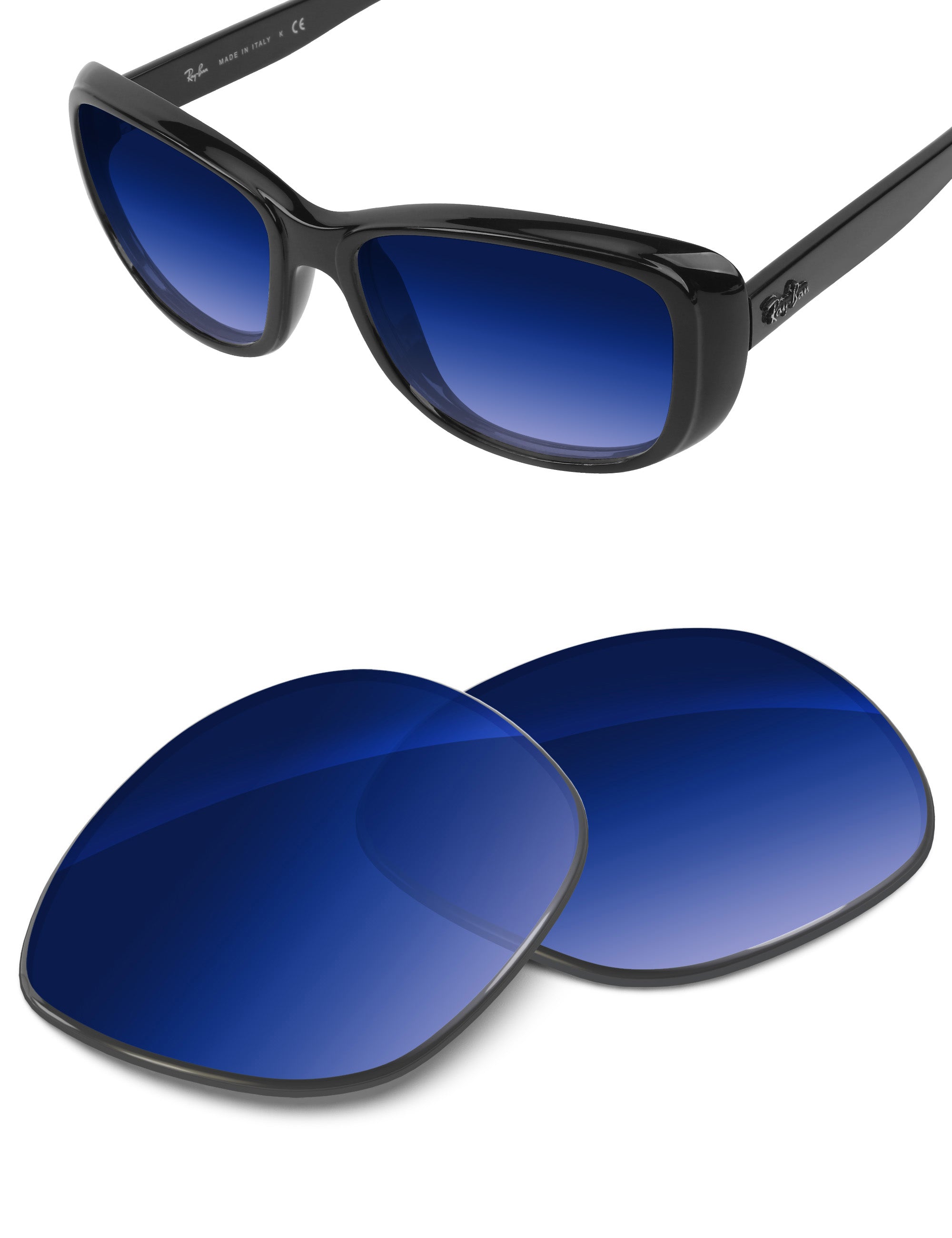 Aqua Blue Gradient-Non-Polarized