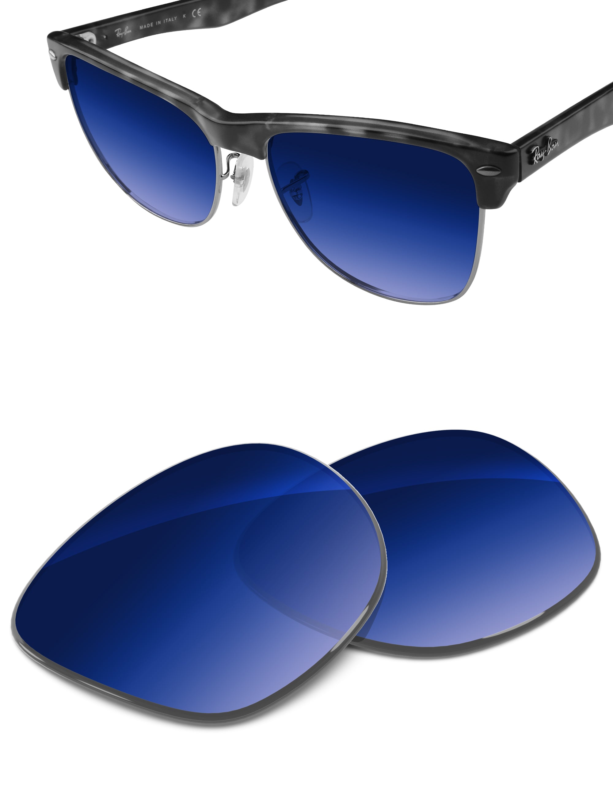 Aqua Blue Gradient-Non-Polarized