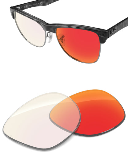 Fire Red FlashMirror™ Photochromic-Non-Polarized