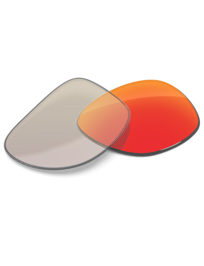 Fire Red FlashMirror™ Photochromic-Non-Polarized