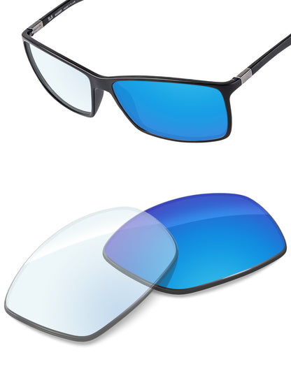 Sky Blue FlashMirror™ Photochromic-Non-Polarized