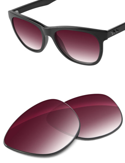 Wine Red Gradient-Non-Polarized