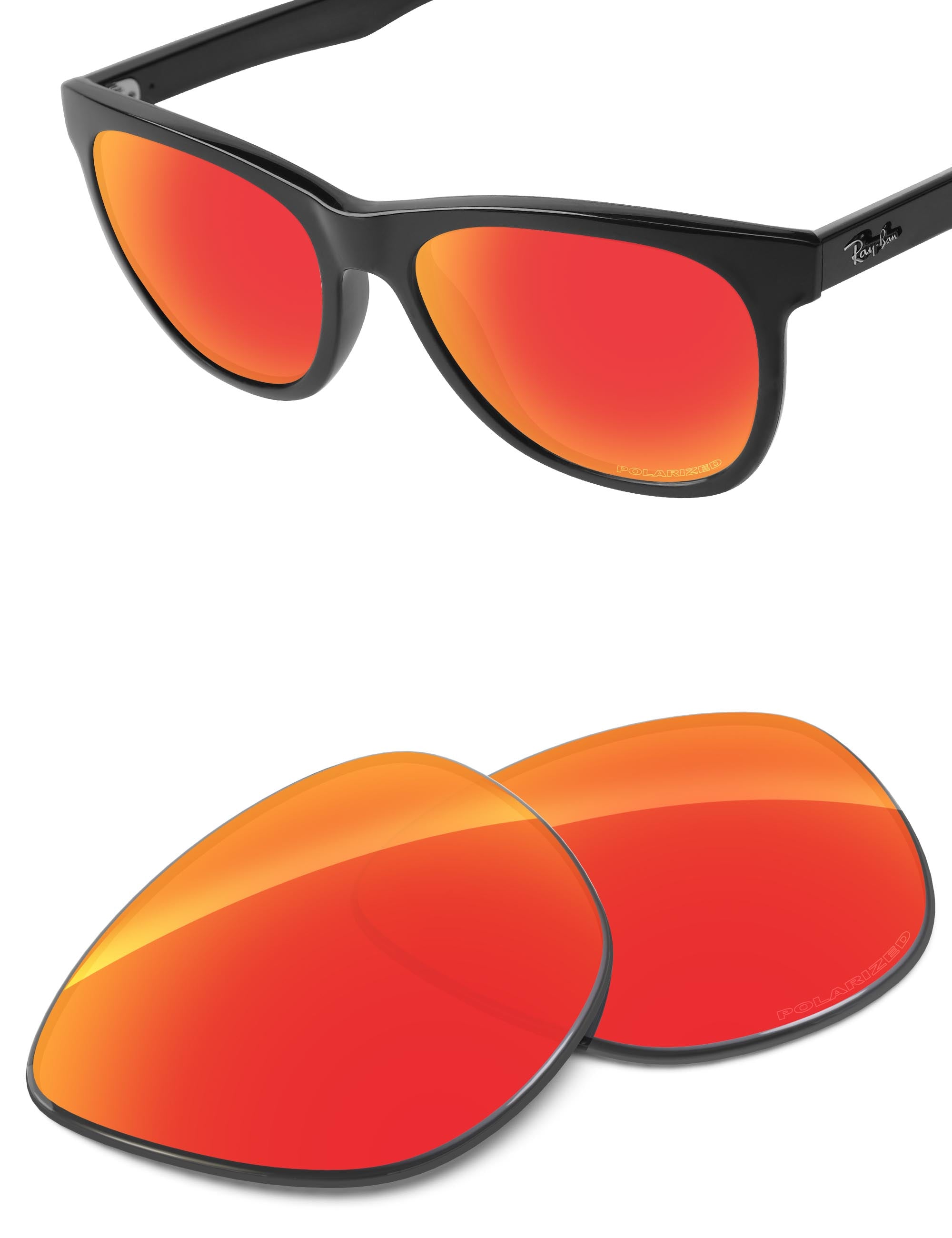 Fire Red FlashMirror™-Polarized