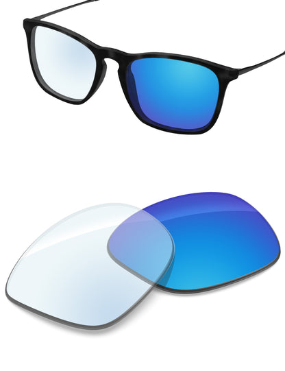 Sky Blue FlashMirror™ Photochromic-Non-Polarized