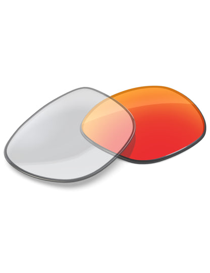 Fire Red FlashMirror™ Photochromic-Non-Polarized