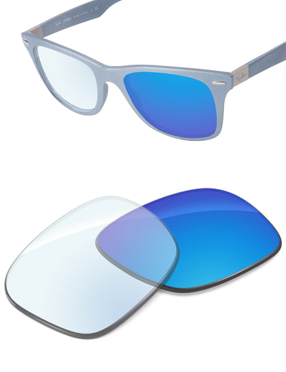 Sky Blue FlashMirror™ Photochromic-Non-Polarized