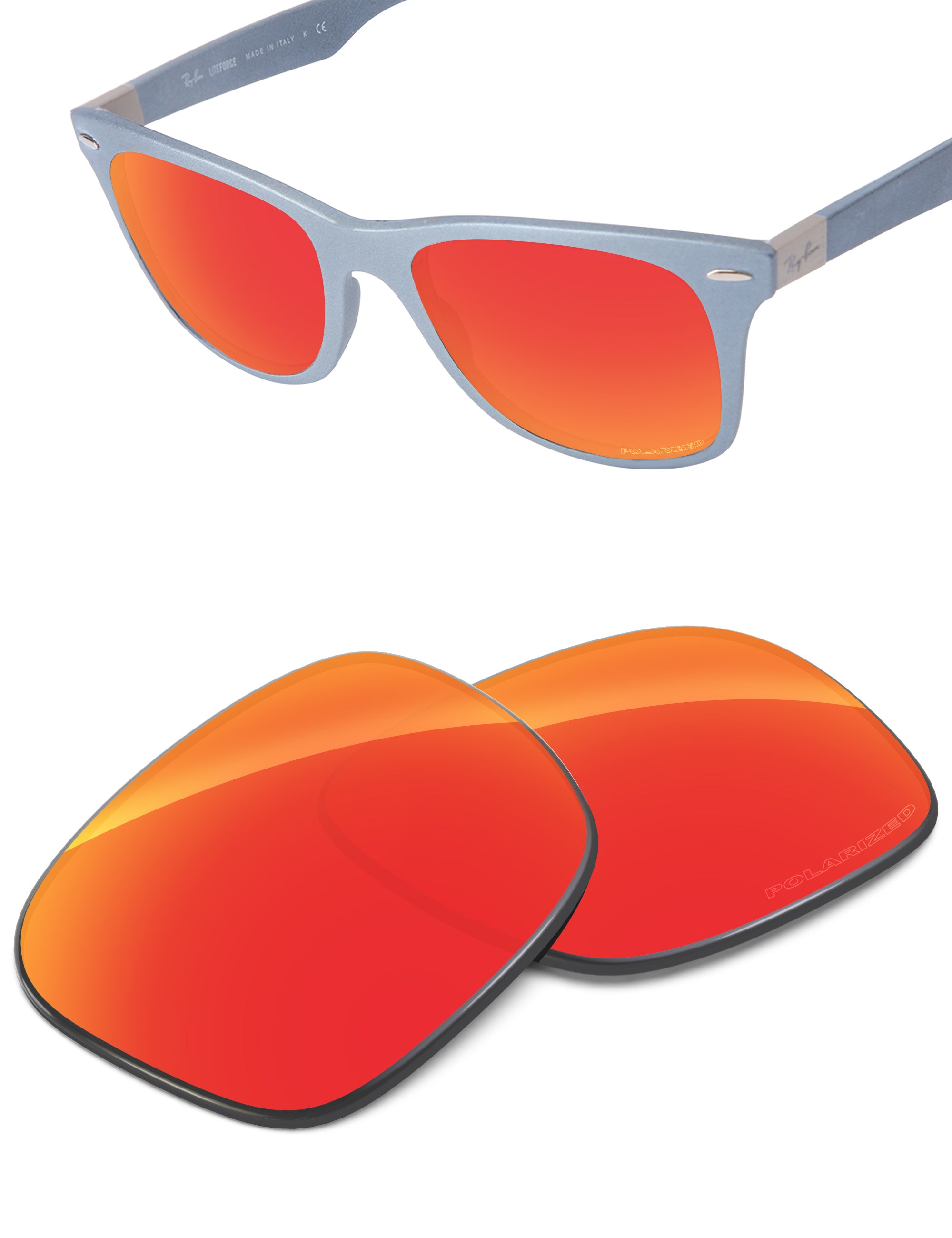 Fire Red FlashMirror™-Polarized