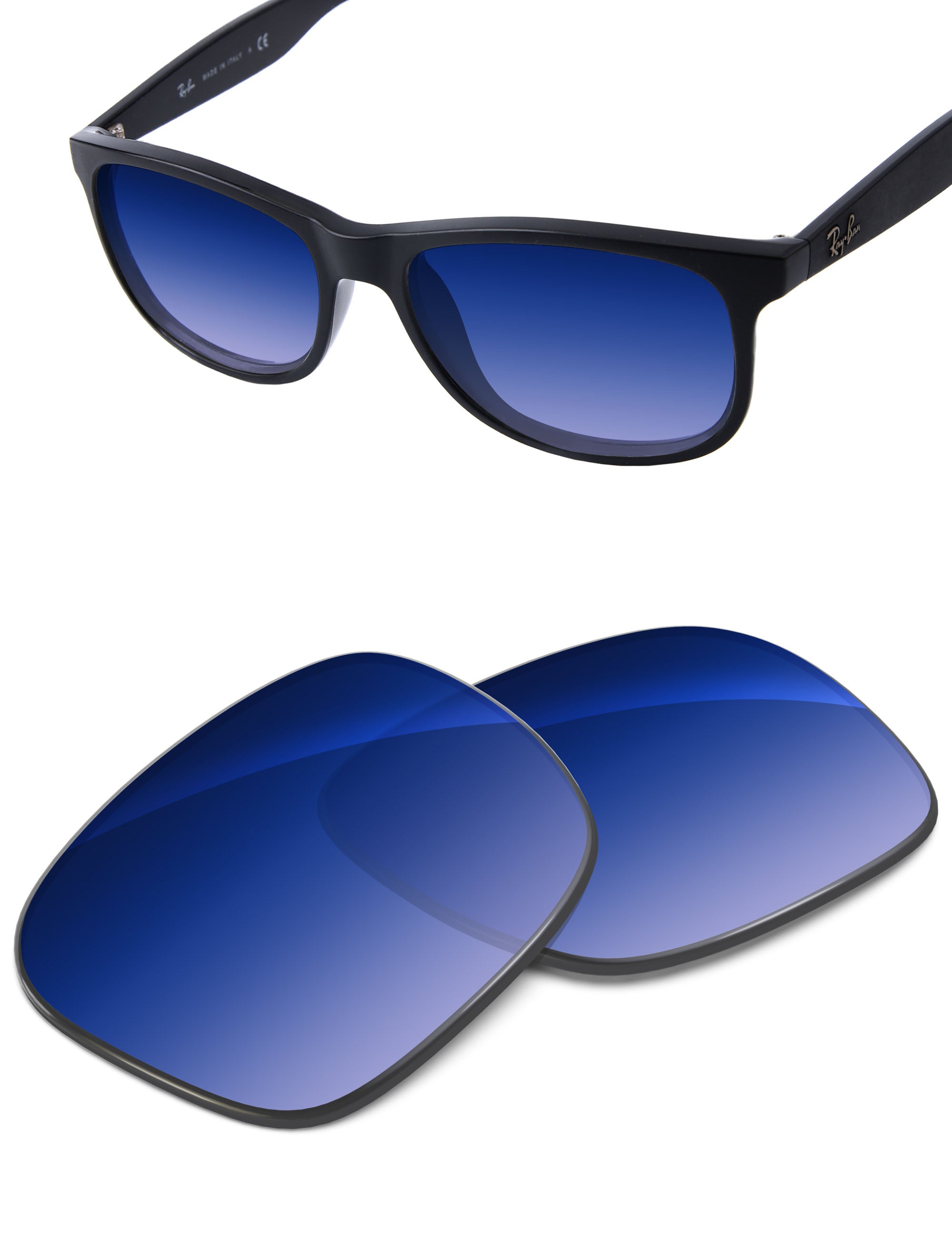 Aqua Blue Gradient-Non-Polarized