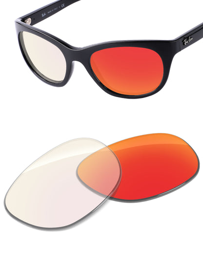 Fire Red FlashMirror™ Photochromic-Non-Polarized