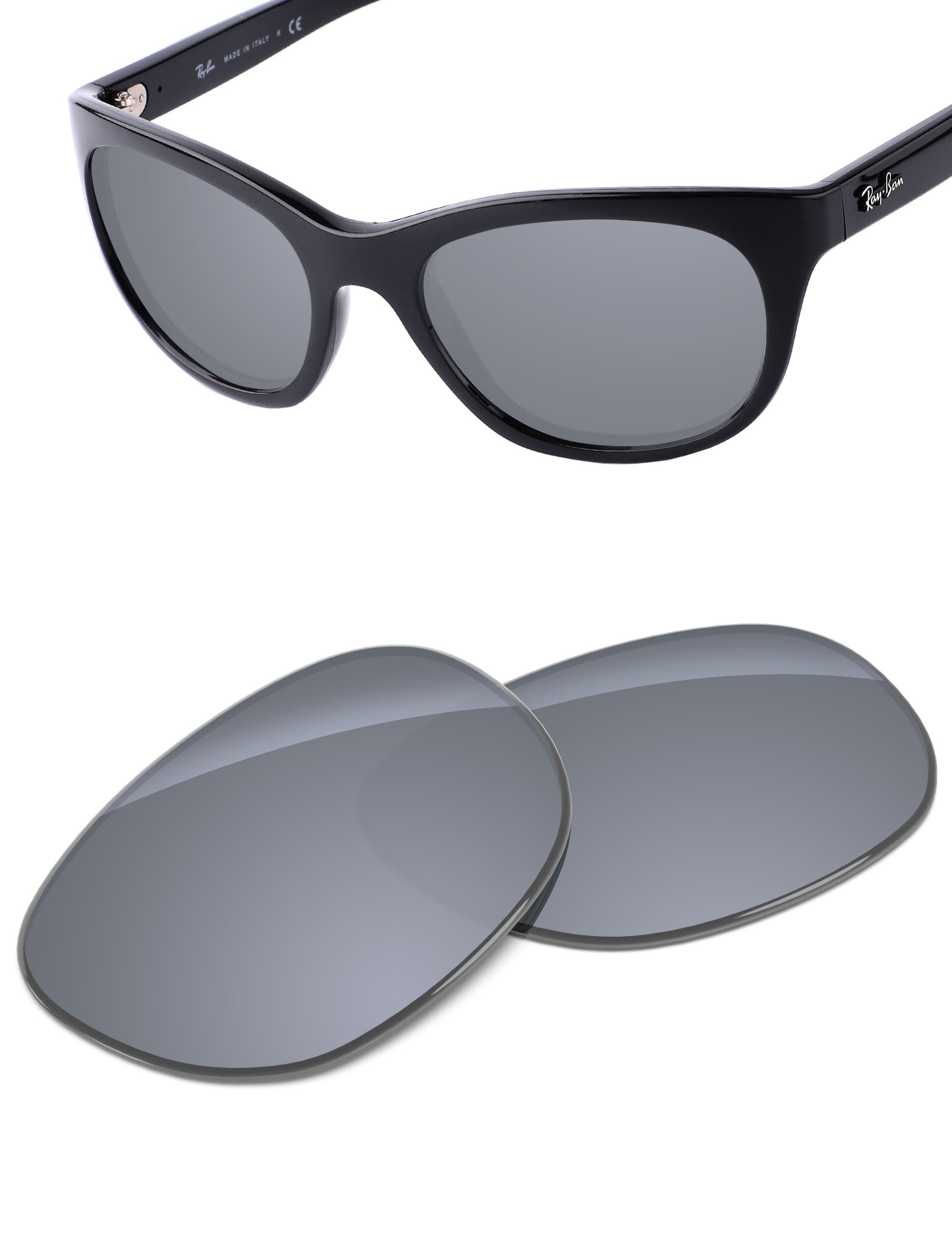 Silver Metallic FlashMirror™-Non-Polarized