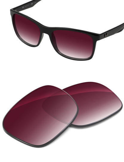 Wine Red Gradient-Non-Polarized