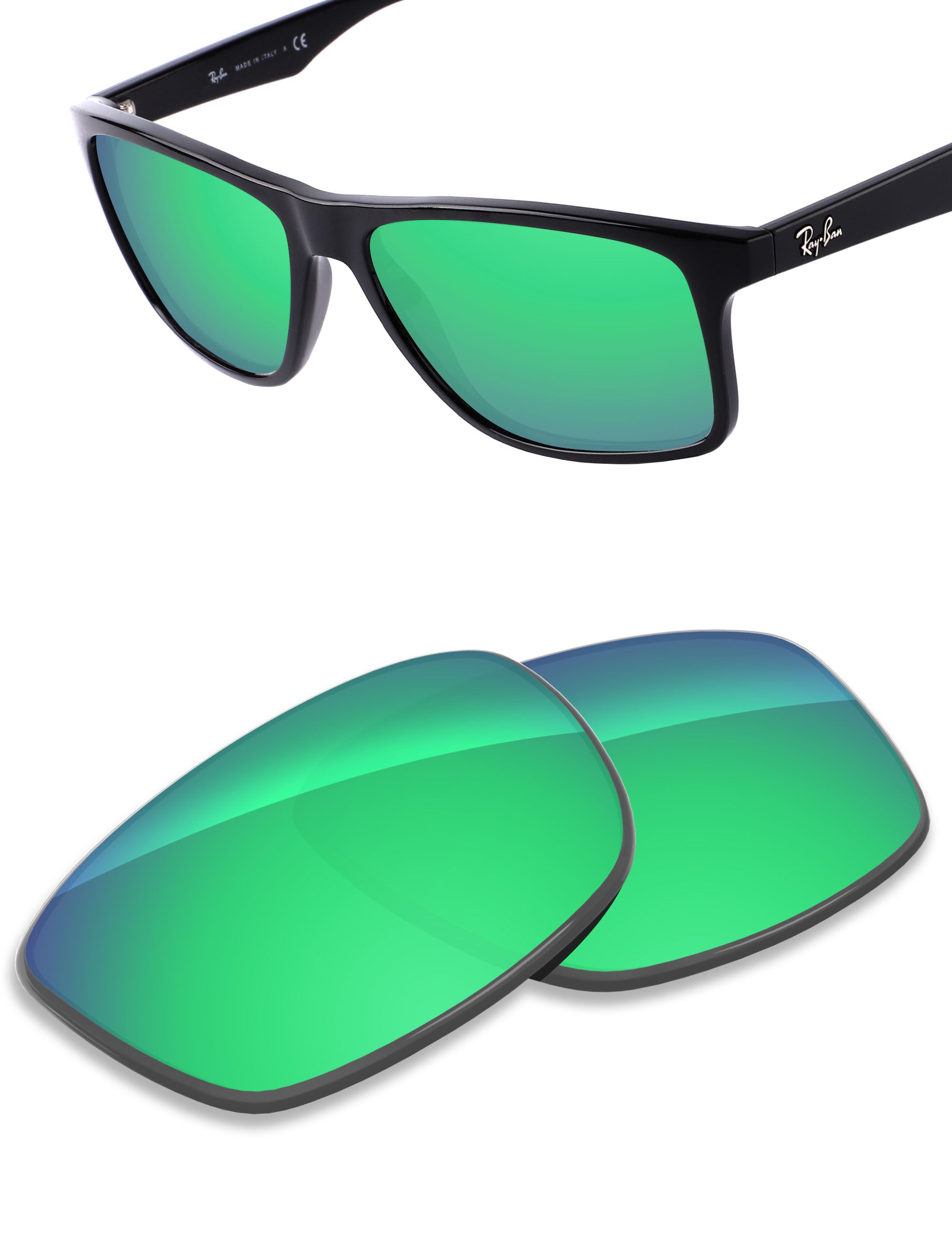 Emerald Green FlashMirror™-Non-Polarized