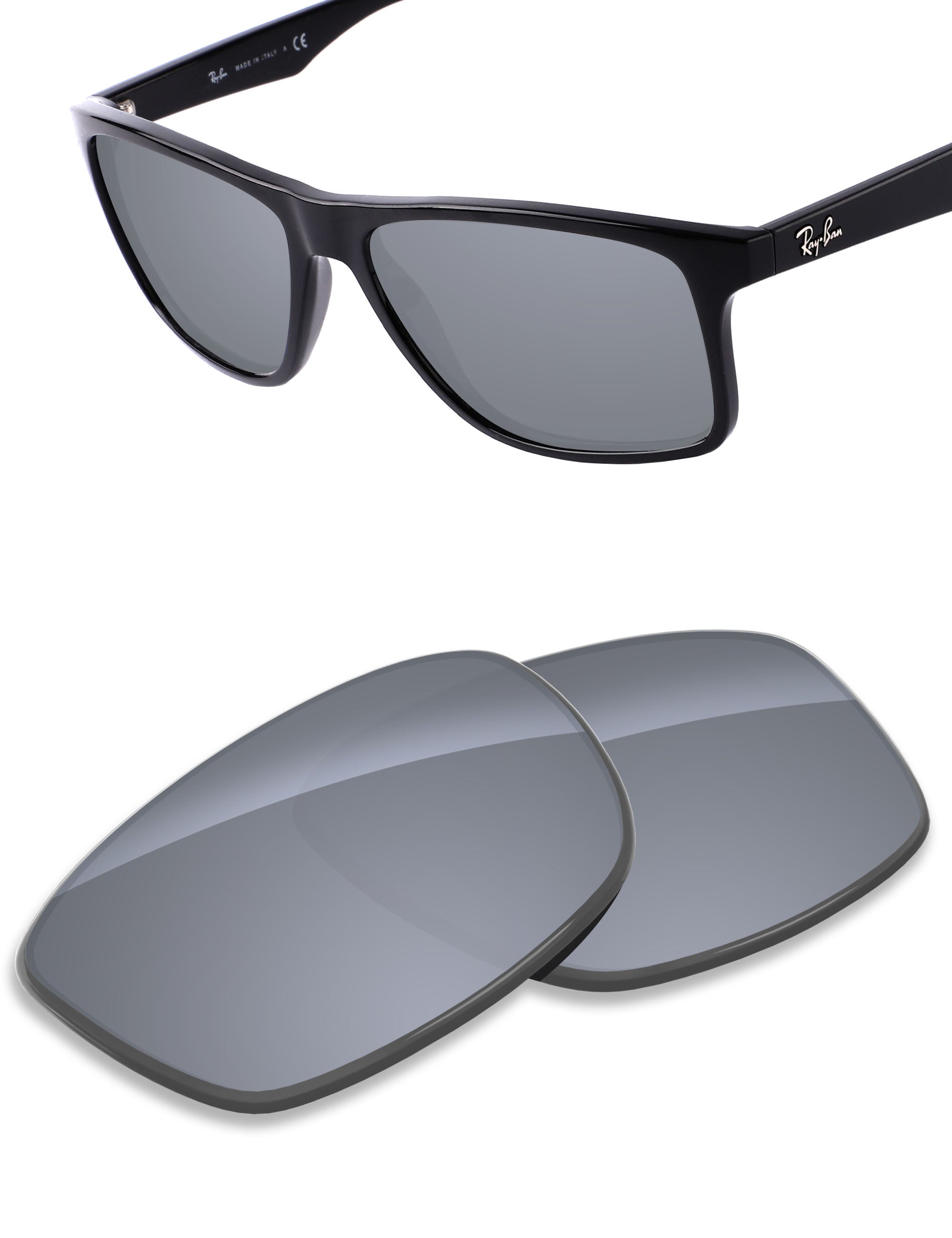 Silver Metallic FlashMirror™-Non-Polarized
