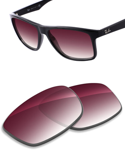 Wine Red Gradient-Non-Polarized