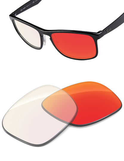 Fire Red FlashMirror™ Photochromic-Non-Polarized