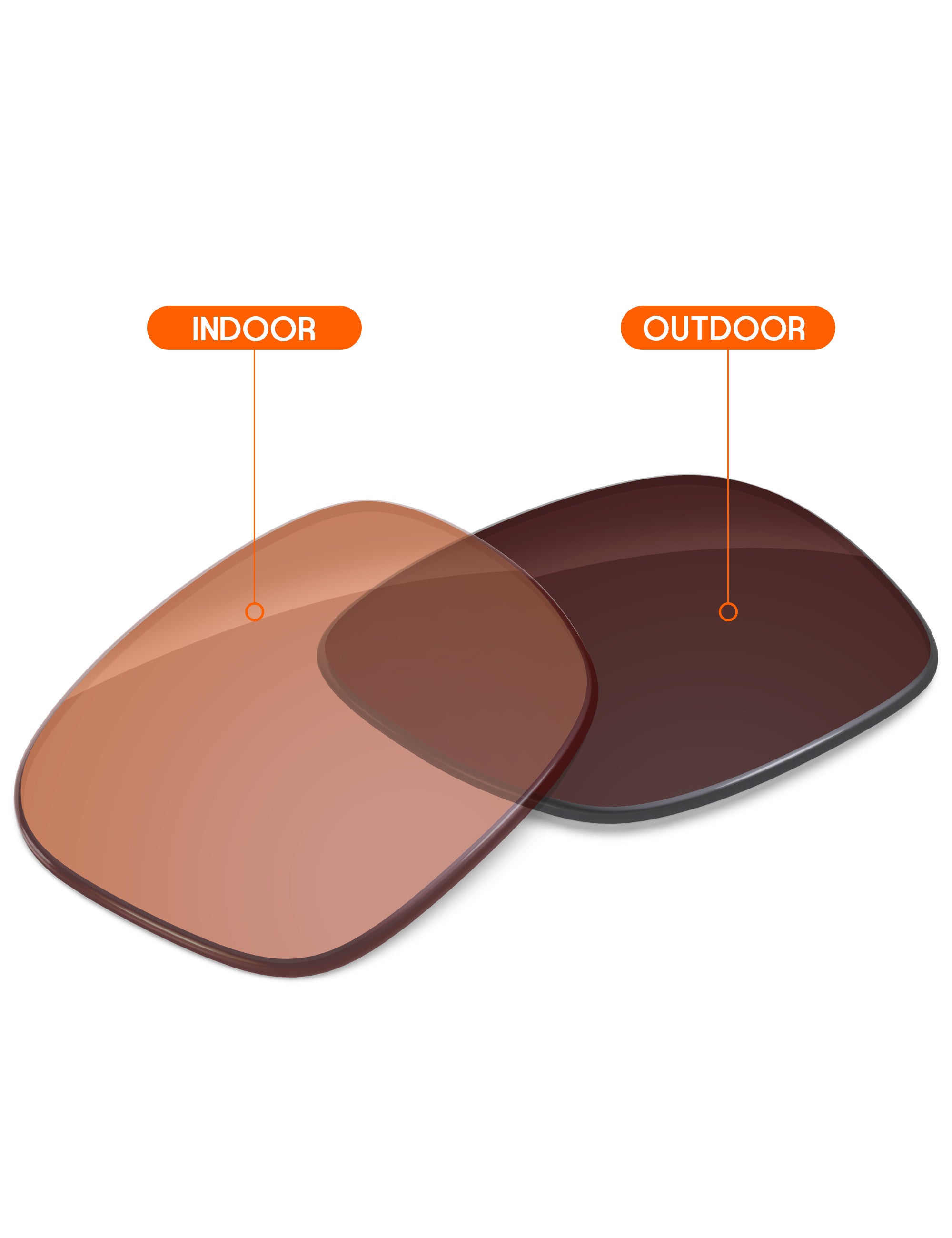 Orange Tint Photochromic-Non-Polarized