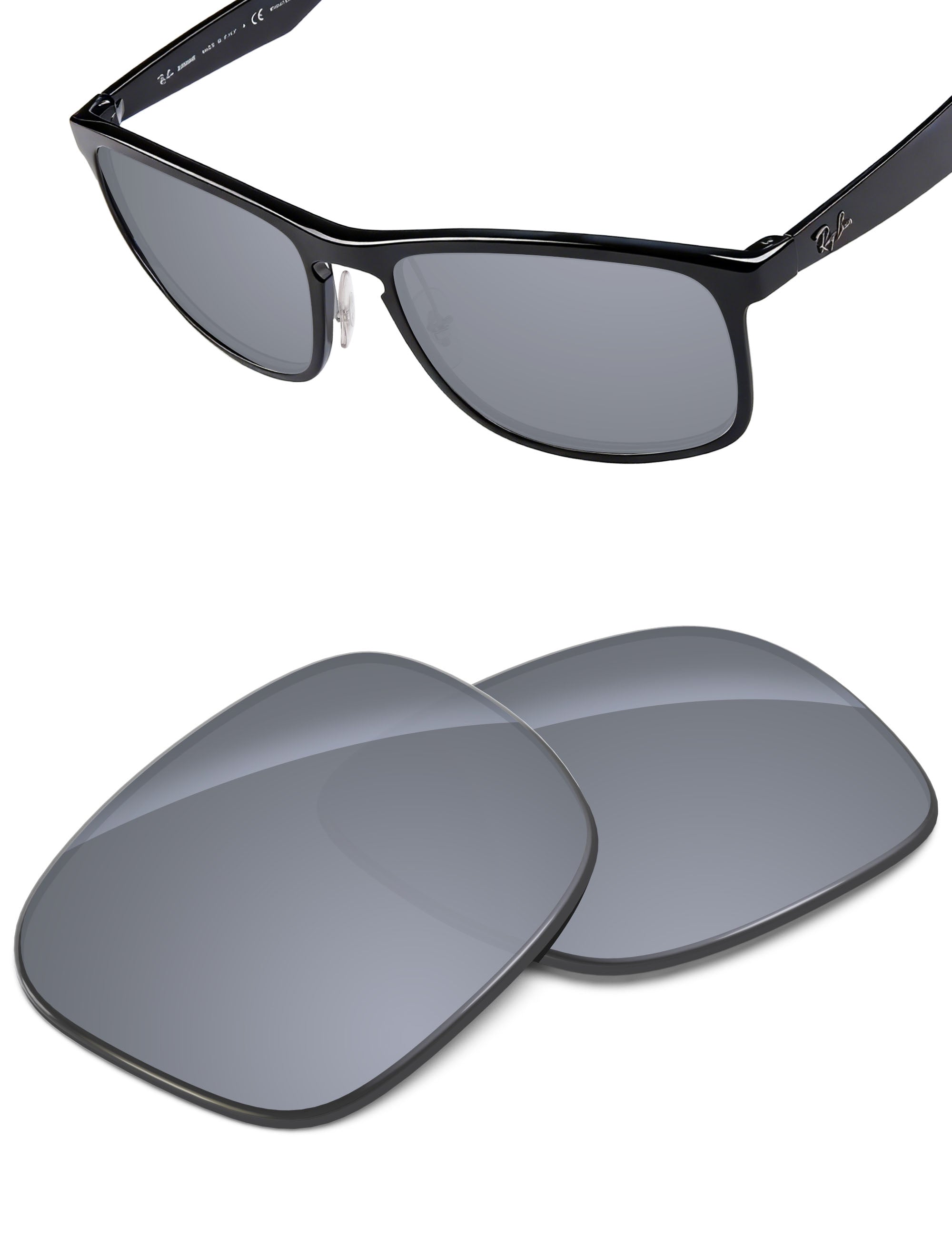 Silver Metallic FlashMirror™-Non-Polarized