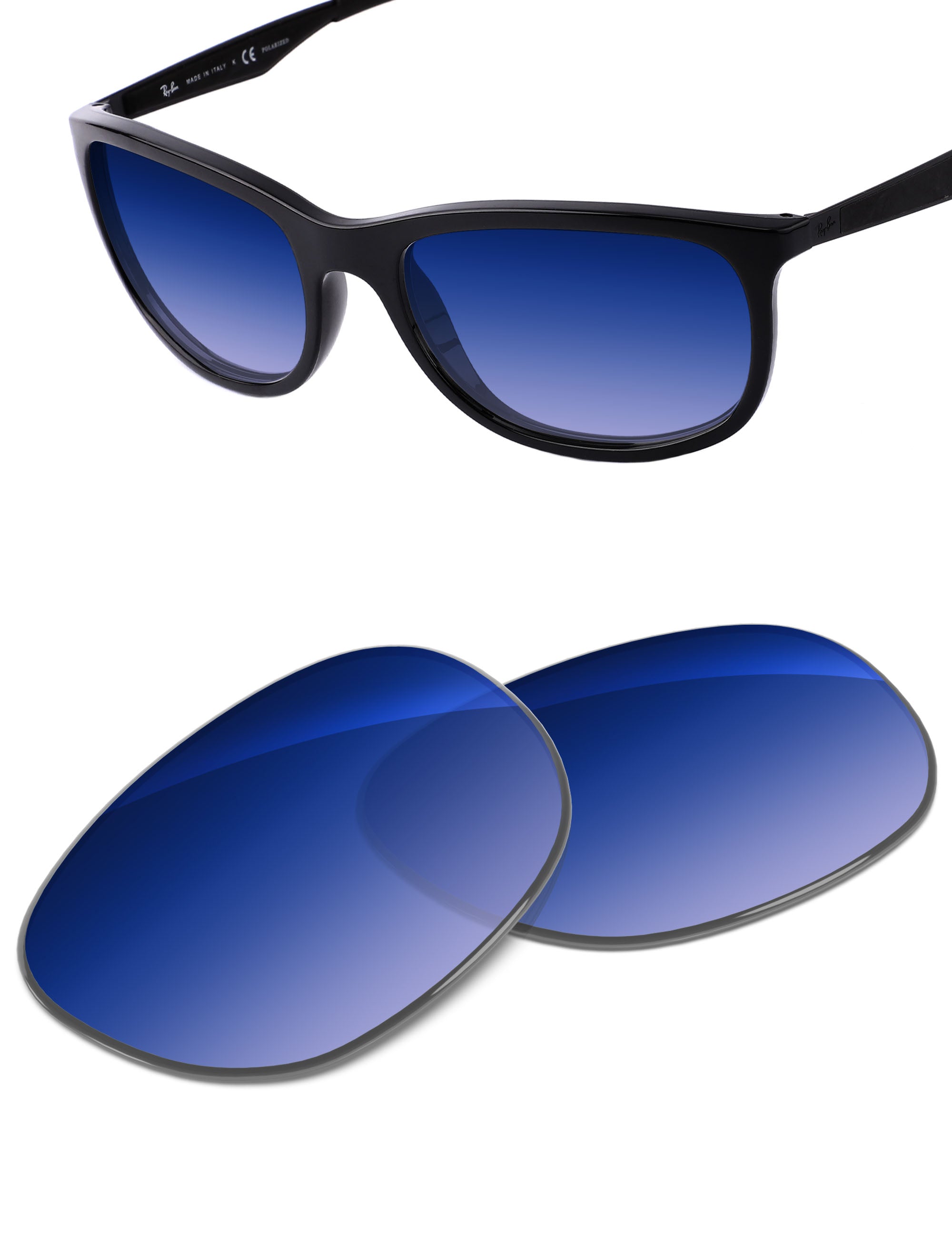 Aqua Blue Gradient-Non-Polarized