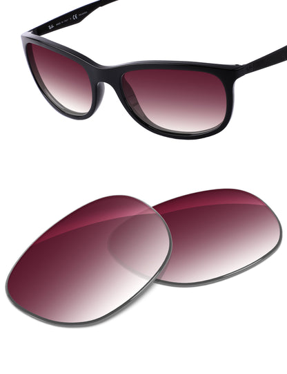 Wine Red Gradient-Non-Polarized