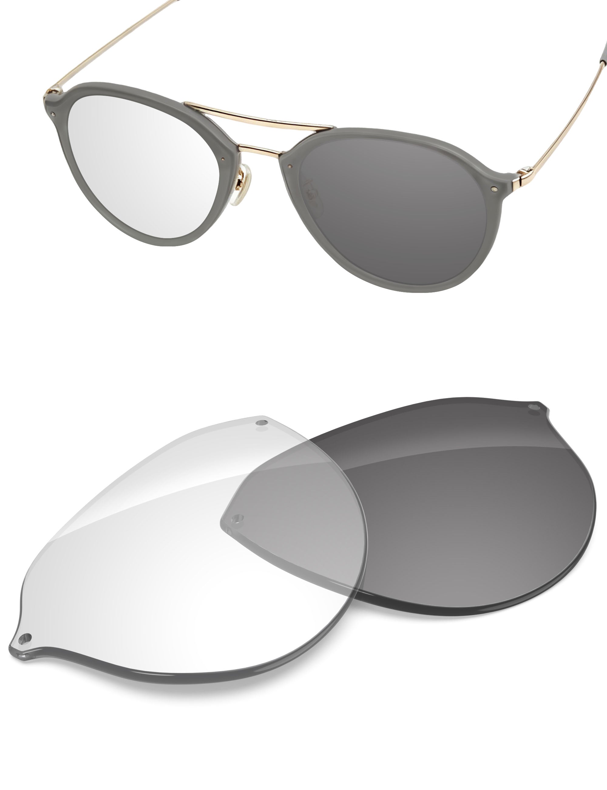 Adapt Gray Photochromic-Non-Polarized